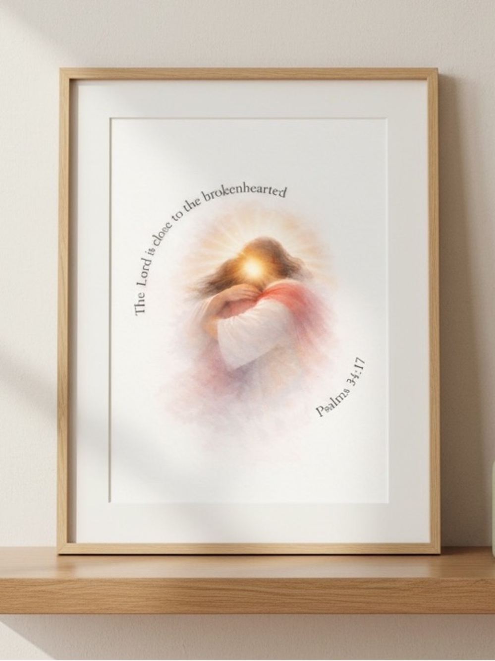 DDS Art Print, 8x10, Bible Verse, Paper Print, Unframed, Boho Series